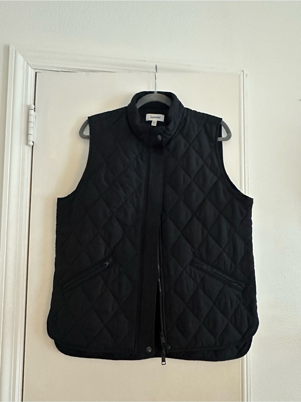 Splendid Quilted Black Puffer Vest